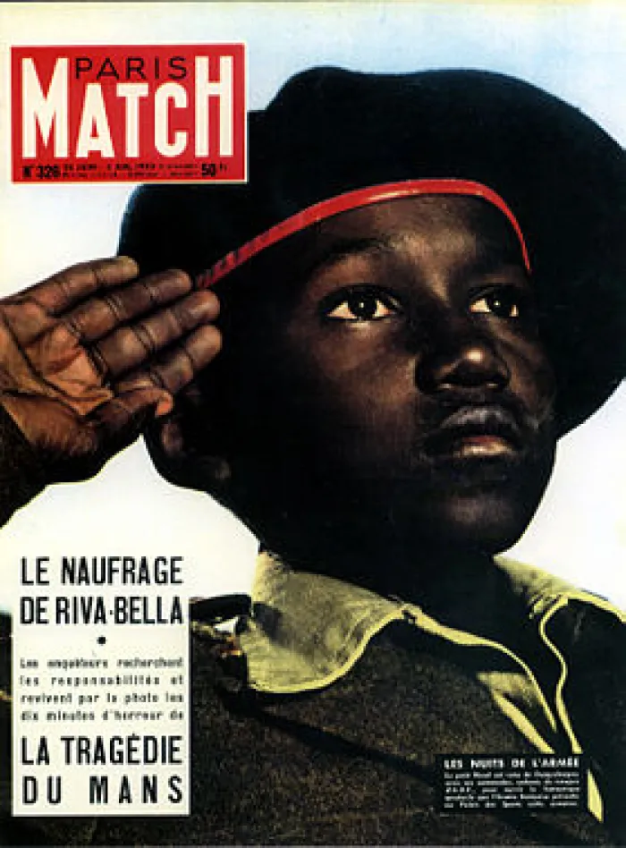 child soldier cover Paris Match